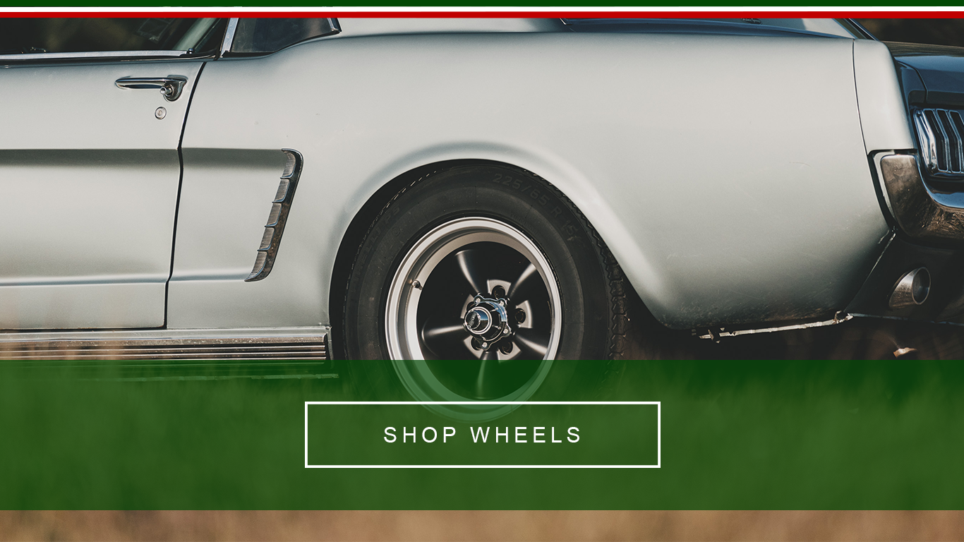 Maxilite wheels on an old silver Mustang