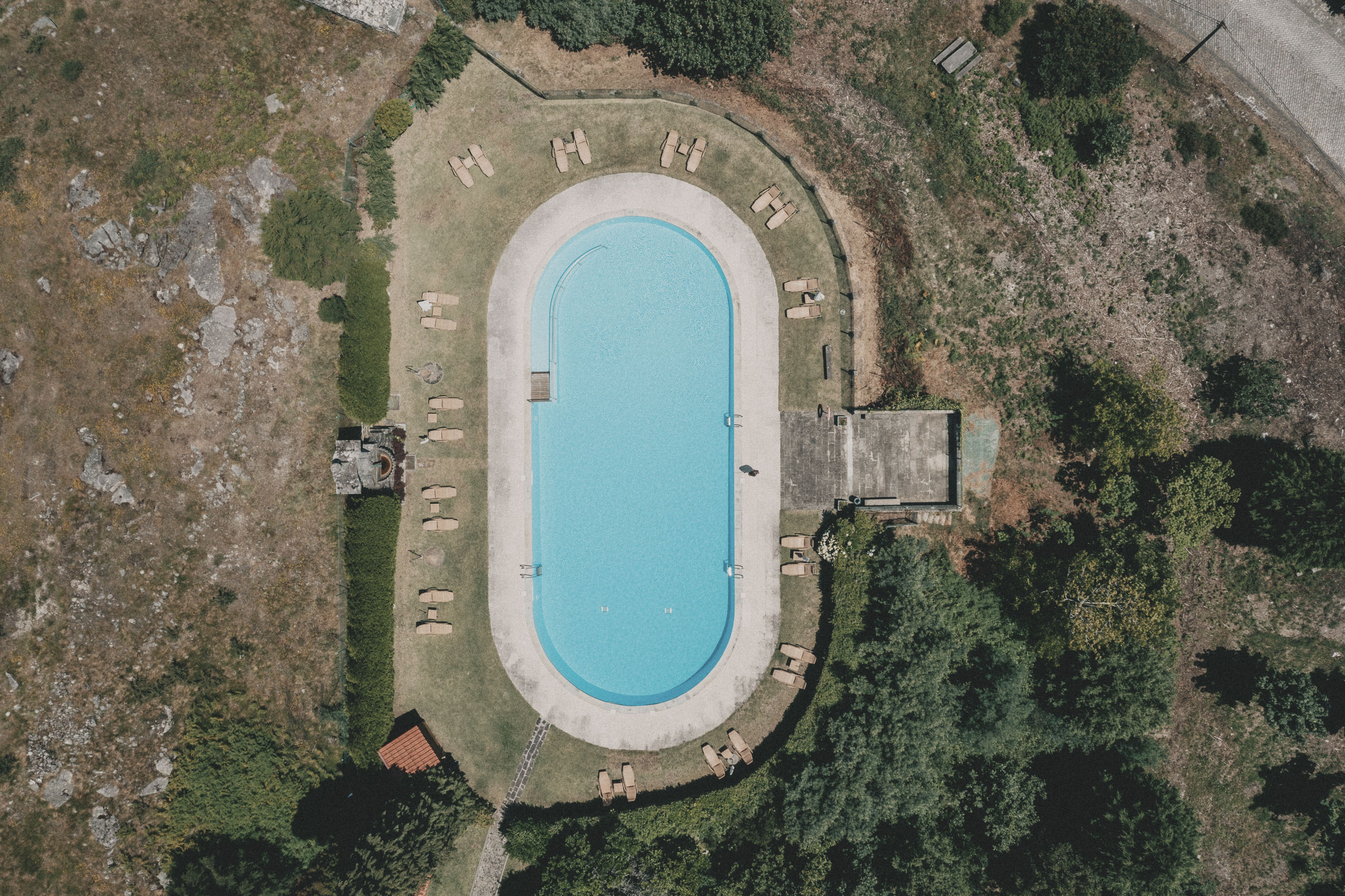 Pool in classic design in mediteran enviroment